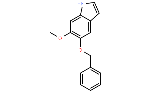5-苄氧基-6-甲氧基吲哚