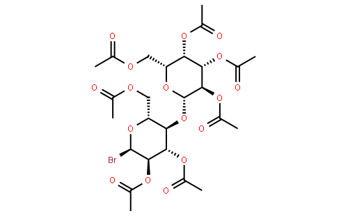 Bromo Heptaacetyl-D-lactoside, Stabilized with 4% Calcium Carbonate