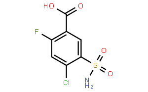 4-氯-2-氟-5-氨磺酰苯甲酸