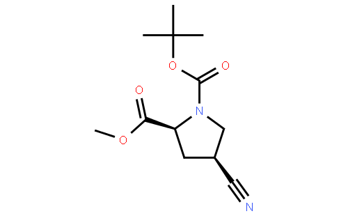 (2S,4S)-4-氰基-1,2-吡咯烷羧酸-1-(1,1-二甲基乙基)-2-甲酯