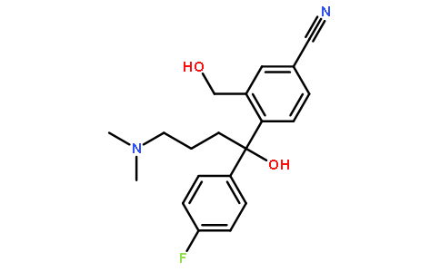 (S)-4-(4-(Dimethylamino)-1-(4-fluorophenyl)-1-hydroxybutyl)-3-(hydroxymethyl)benzonitrile