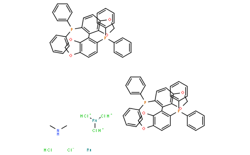 DIMETHYLAMMONIUM DICHLOROTRI(MU-CHLORO)BIS[(S)-(-)-5,5'-BIS(DIPHENYLPHOSPHINO)-4,4'-BI-1,3-BENZODIOXOLE]DIRUTHENATE(II)
