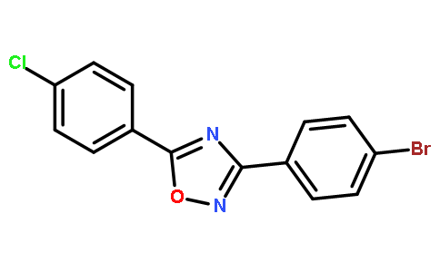 3-(4-Bromophenyl)-5-(4-chlorophenyl)-1,2,4-oxadiazole
