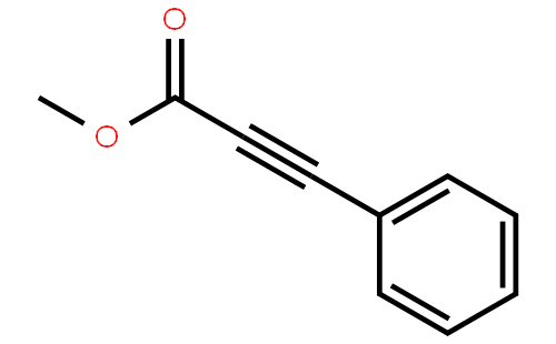 苯基丙炔酸甲酯(cas:4891-38-7) 结构式图片