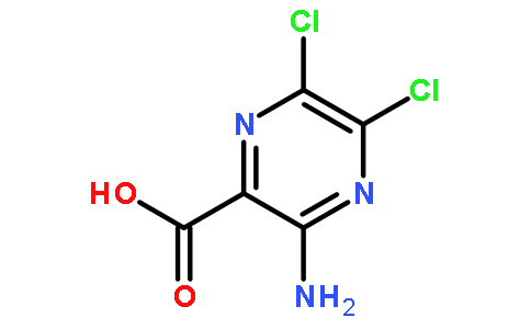 3-Amino-5,6-dichloropyrazine-2-carboxylic acid