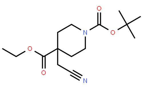 1-tert-Butyl 4-ethyl 4-(cyanomethyl)piperidine-1,4-dicarboxylate