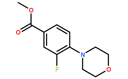 methyl 3-fluoro-4-morpholinobenzoate