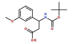 (S)-3-((叔丁氧羰基)氨基)-3-(3-甲氧基苯基)丙酸