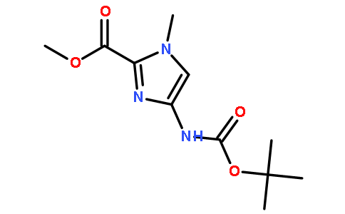 METHYL 4-(TERT-BUTOXYCARBONYLAMINO)-1-METHYL-1H-IMIDAZOLE-2-CARBOXYLATE