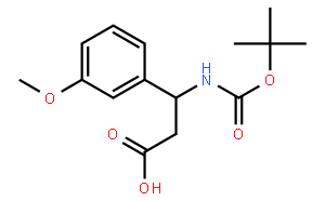 (R)-3-((叔丁氧羰基)氨基)-3-(3-甲氧基苯基)丙酸