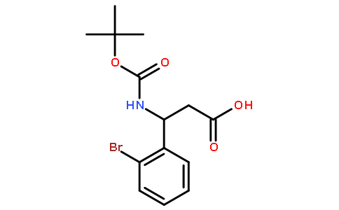 Boc-L-3-氨基-3-(2-溴苯基)丙酸