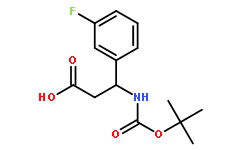 (S)-3-((叔丁氧基羰基)氨基)-3-(3-氟苯基)丙酸