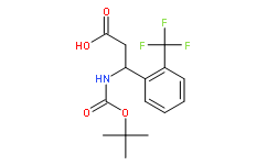 (S)-3-((叔丁氧羰基)氨基)-3-(2-(三氟甲基)苯基)丙酸