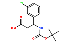 Boc-(S)-3-氨基-3-(3-氯苯基)-丙酸