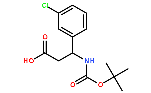 Boc-(S)-3-Amino-3-(3-chlorophenyl)-propionic acid