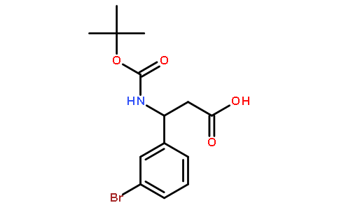 BOC-(S)-3-氨基-3-(3-溴苯基)-丙酸