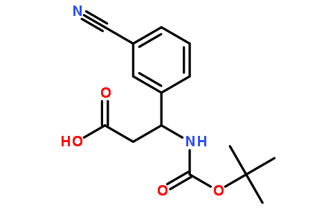 Boc-(S)-3-Amino-3-(3-cyanophenyl)-propionic acid