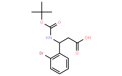 BOC-(R)-3-氨基-3-(2-溴苯基)-丙酸
