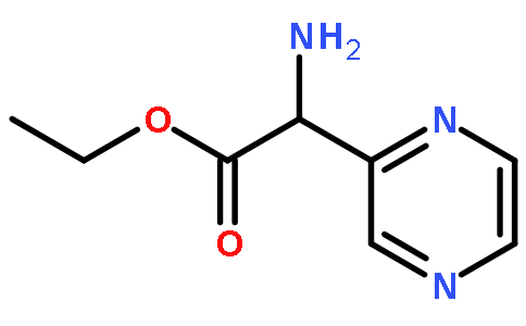 ethyl 2-amino-2-(pyrazin-2-yl)acetate