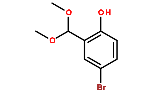 4-Bromo-2-(dimethoxymethyl)phenol