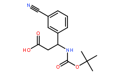 (R)-3-((叔丁氧羰基)氨基)-3-(3-氰基苯基)丙酸