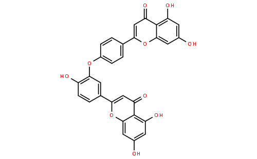似梨木双黄酮-7-O-β-D-吡喃葡萄糖苷