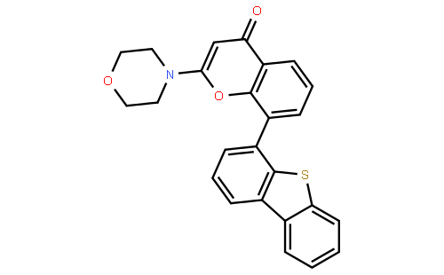 8-(4-二苯并噻吩基)-2-(4-吗啉基)-4H-1-苯并吡喃-4-酮