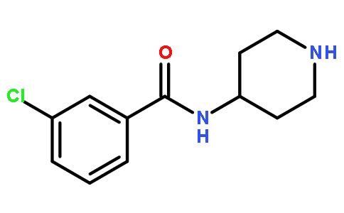 3-chloro-N-(piperidin-4-yl)benzamide