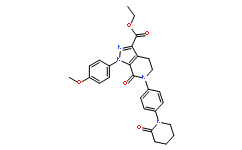 Ethyl1-(4-methoxyphenyl)-7-oxo-6-(4-(2-oxopiperidin-1-yl)phenyl)-4,5,6,7-tetrahydro-1H-pyrazolo[3,4-c]pyridine-3-carboxylate