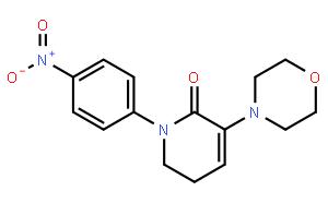 3-(4-Morpholinyl)-1-(4-nitrophenyl)-5,6-dihydro-2(1H)-pyridinone