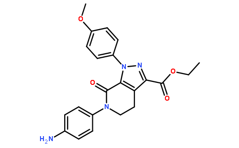 Ethyl 6-(4-aminophenyl)-1-(4-methoxyphenyl)-7-oxo-4,5,6,7-tetrahydro-1H-pyrazolo[3,4-c]pyridine-3-carboxylate
