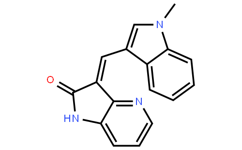 1,3-二氢-3-[(1-甲基-1H-吲哚-3-基)亚甲基]-2H-吡咯并[3,2-b]吡啶-2-酮