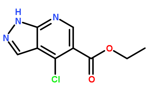 Ethyl 4-chloro-1H-pyrazolo[3,4-b]pyridine-5-carboxylate
