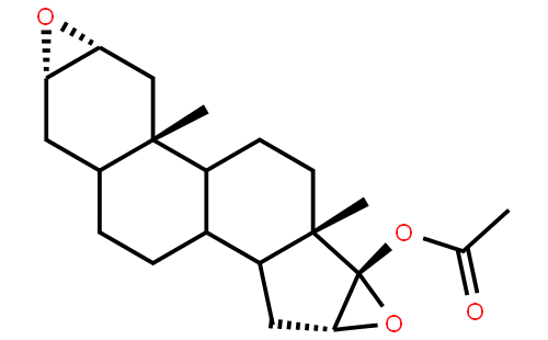2a,3a,16a,17a-双环氧雄甾-17b-羟基 5a-醋酸酯