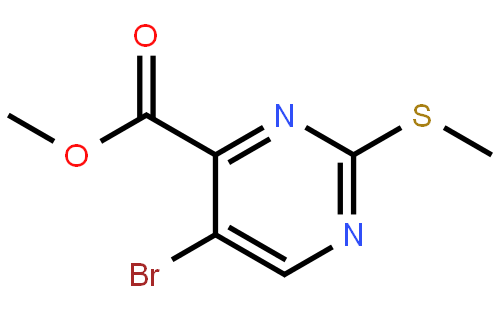 2-甲基巯基-5-溴嘧啶-4-甲酸甲酯