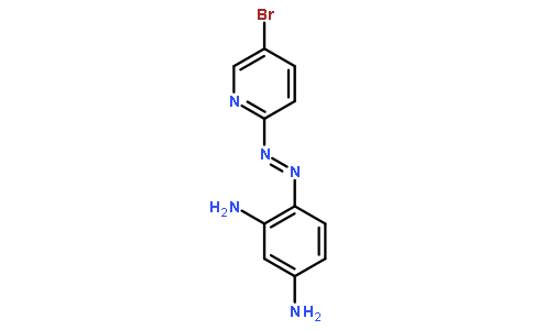 1,3-二氨基－4-(5-溴-2-吡啶偶氮)苯