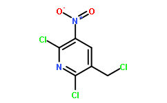 2,6-Dichloro-3- (chloromethyl)- 5-nitropyridine