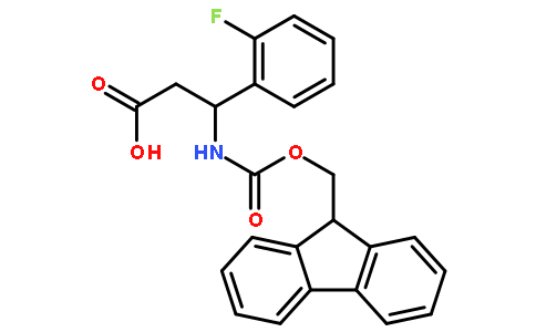 FMOC-(R)-3-氨基-3-(2-氟苯基)-丙酸