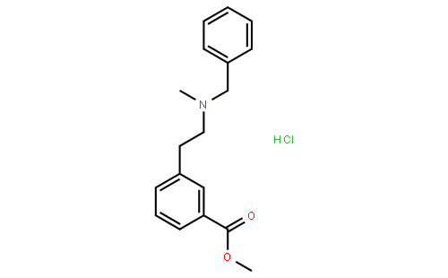 Methyl 3-(2-(benzyl(methyl)amino)ethyl)benzoate hydrochloride
