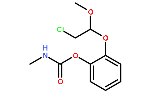 o-(2-chloro-1-methoxyethoxy)phenyl methylcarbamate