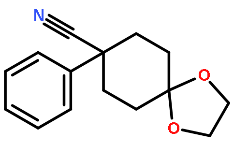 8-phenyl-1,4-dioxaspiro[4.5]decane-8-carbonitrile