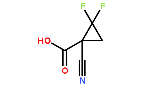 1-cyano-2,2-difluoro-cyclopropanecarboxylic acid
