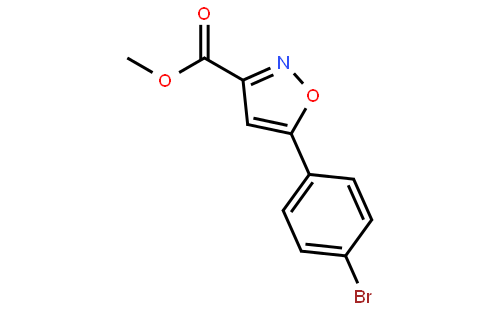 Methyl 5-(4-bromophenyl)isoxazole-3-carboxylate