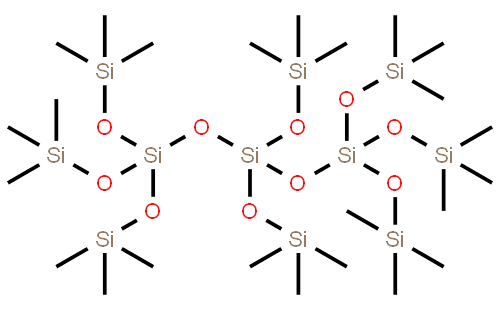 三甲基硅烷基笼形聚倍半硅氧烷结构式
