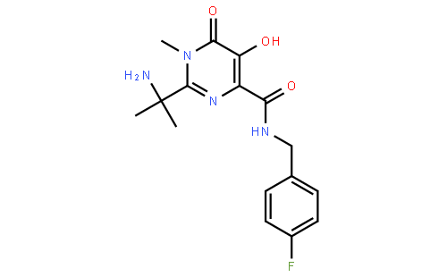 2-(1-氨基-1-甲基乙基)-N-[(4-氟苯基)甲基]-5-羟基-1-甲基-6-氧代-1,6-二氢嘧啶-4-甲酰胺