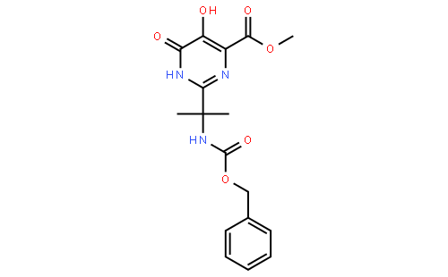 2-(2-(苄氧基羰基氨基)丙-2-基)-5-羟基-6-氧代-1,6-二氢嘧啶-4-甲酸甲酯