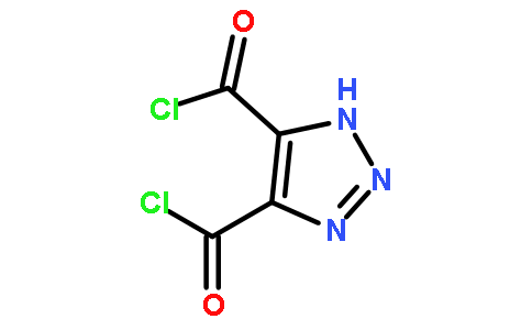1H-1，2,3-三氮唑4,5-dicarbonyldichloride的（同义词）