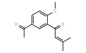 1-(5-乙?；?2-甲氧基苯基)-3-甲基丁-2-烯-1-酮