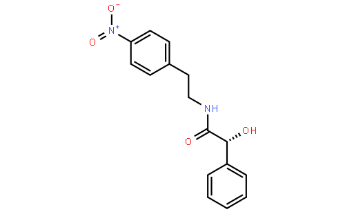 R) -羟基-N-[2-(4-硝基苯基)乙基]-苯乙酰胺