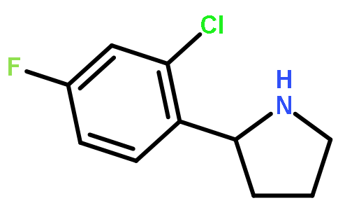 2-(2-chloro-4-fluorophenyl)pyrrolidine